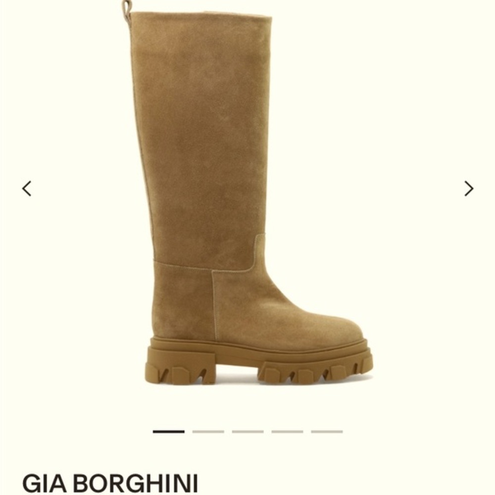 Gia Borghini Women's Tan Suede Boots no box